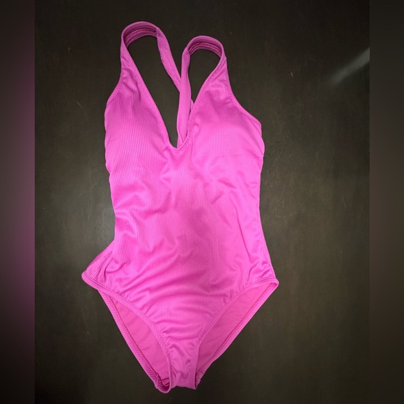 BCA by Rebecca Virtue Madilynn One Piece Swimsuit Scoop Neck Tie - Picture 6 of 10